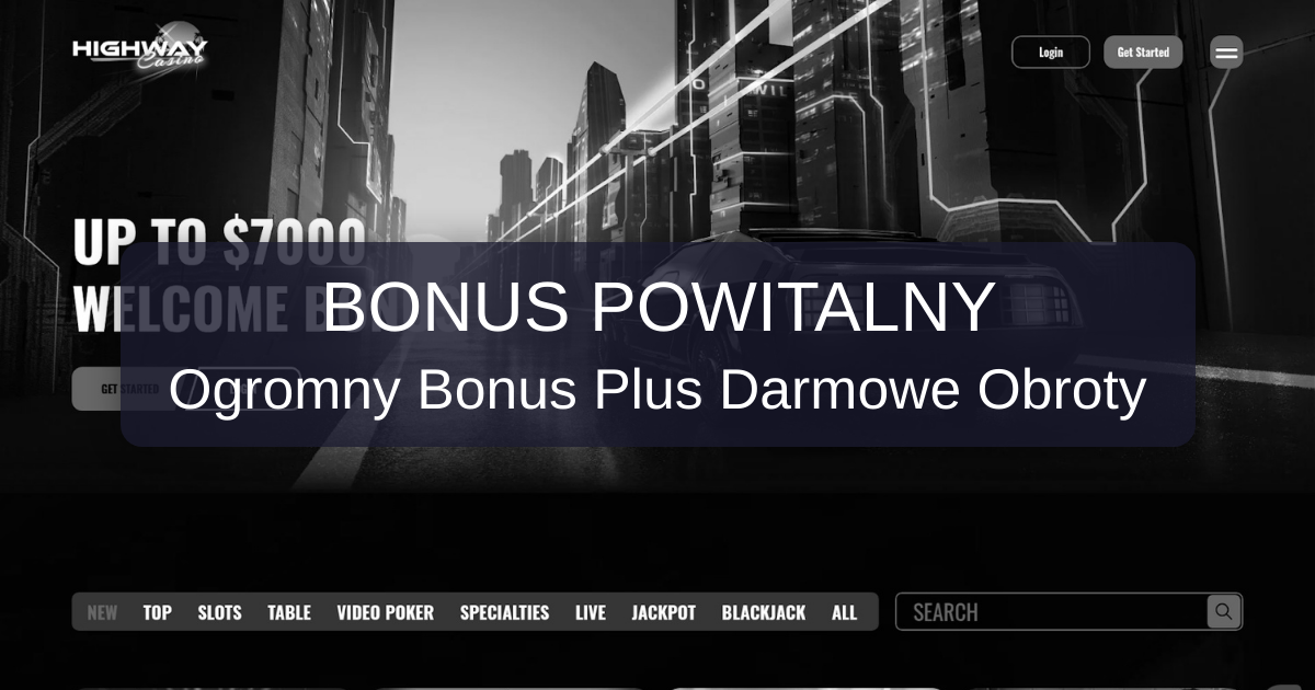 Highway Casino welcome bonus